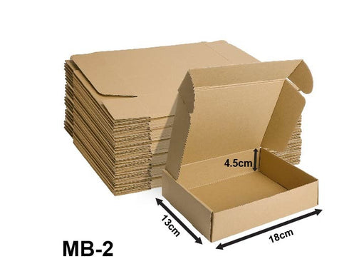 Maxibrief-Karton MB-2 (180 x 130 x 45 mm) Maxibrief, Versandkarton, Postverpackung